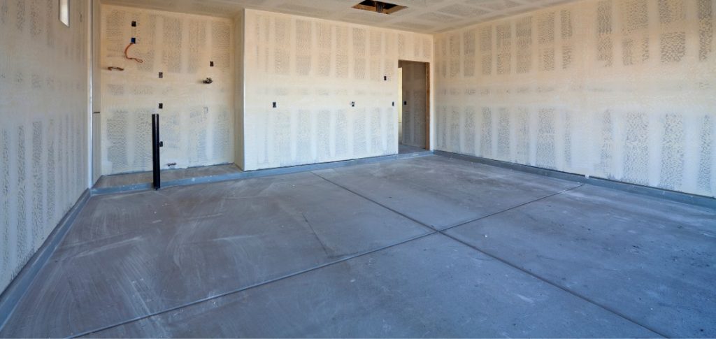 How to finish the bottom of drywall in the garage